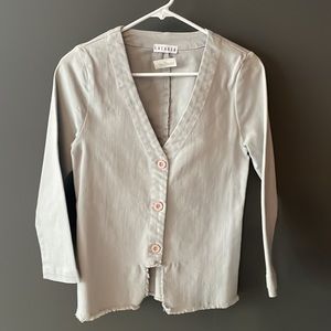 🆕LACAUSA Jacket Light Gray sz S